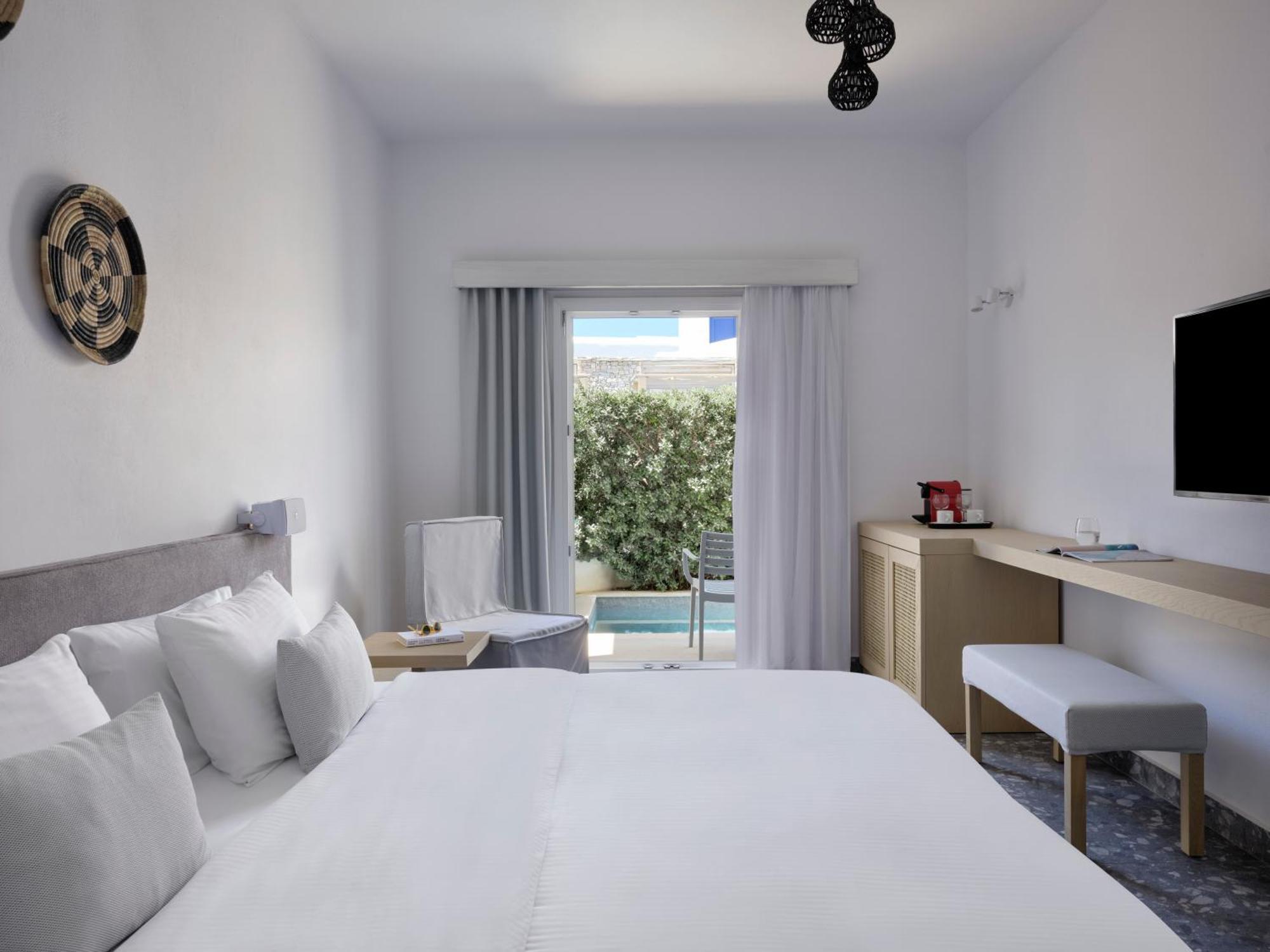 Mykonos Kosmoplaz Beach Resort Hotel Mykonos Town Экстерьер фото