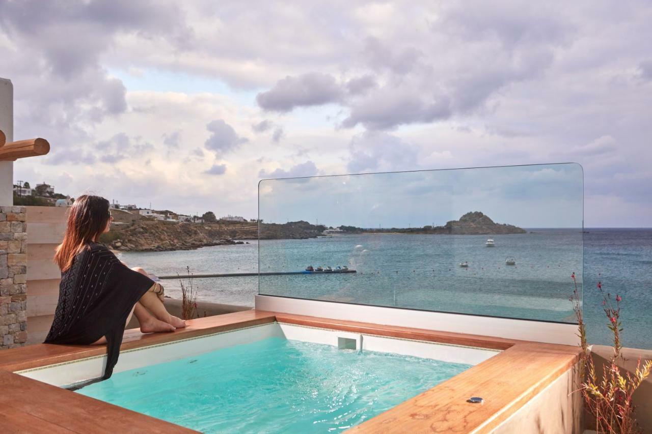 Mykonos Kosmoplaz Beach Resort Hotel Mykonos Town Экстерьер фото